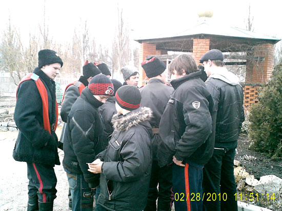 Беседа с казачатами