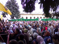 У стен Верховной Рады прошло молитвенное стояние против цифровой идентификации и биометрических документов У стен Верховной Рады прошло молитвенное стояние против цифровой идентификации и биометрических документов